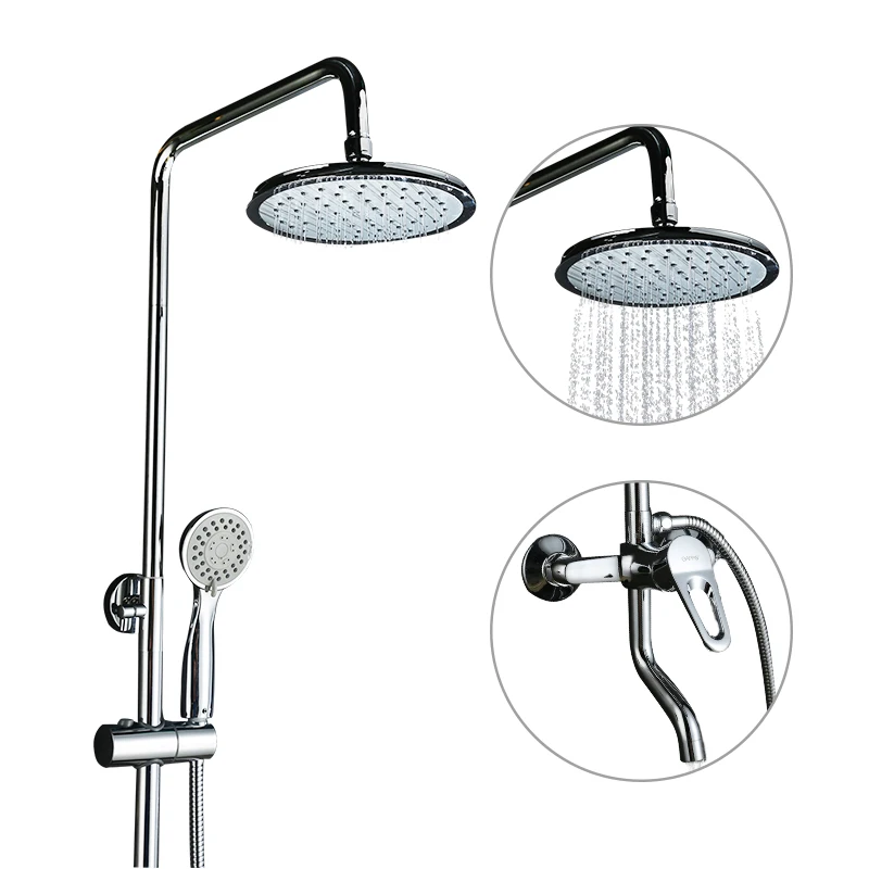GAPPO Shower System Bathroom Shower Faucet Waterfall Taps Bathroom Mixer Rainfall Head Bath Shower Set Chrome Plated Shower Kit
GAPPO Shower System Bathroom Shower Faucet Waterfall Taps Bathroom Mixer Rainfall Head Bath Shower Set Chrome Plated Shower Kit