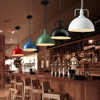 Loft ancient village of the American industrial style industrial air corridor restaurant black white red blue Pendant
Loft ancient village of the American industrial style industrial air corridor restaurant black white red blue Pendant