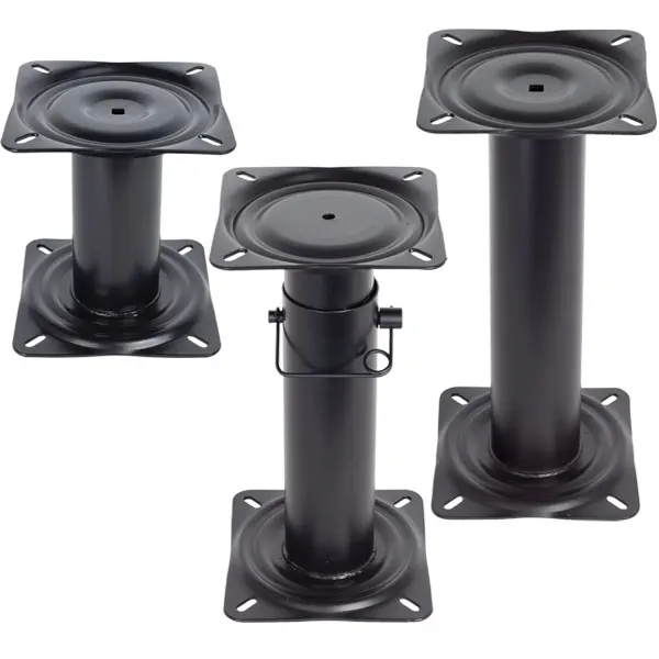 Boat Black EDC Coated Steel Seat Pedestal 177mm 330mm 305mm-457mm Height Marine Yacht
Boat Black EDC Coated Steel Seat Pedestal 177mm 330mm 305mm-457mm Height Marine Yacht