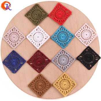 Cordial Design 100Pcs/Lot 26MM Jewelry Accessories/Earring Parts/Square Cotton Thread Flower Slice/Hand Made/Earring Findings
Cordial Design 100Pcs/Lot 26MM Jewelry Accessories/Earring Parts/Square Cotton Thread Flower Slice/Hand Made/Earring Findings