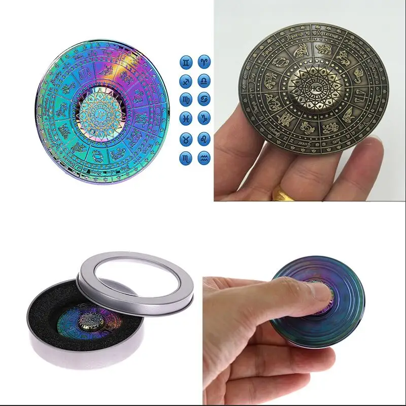 Rainbow Egypt Round Twelve Constellation Compass Hand Spinner Fidget Focus EDC Desk Sensory Toys Stress Relieve ADHD For Kids
Rainbow Egypt Round Twelve Constellation Compass Hand Spinner Fidget Focus EDC Desk Sensory Toys Stress Relieve ADHD For Kids