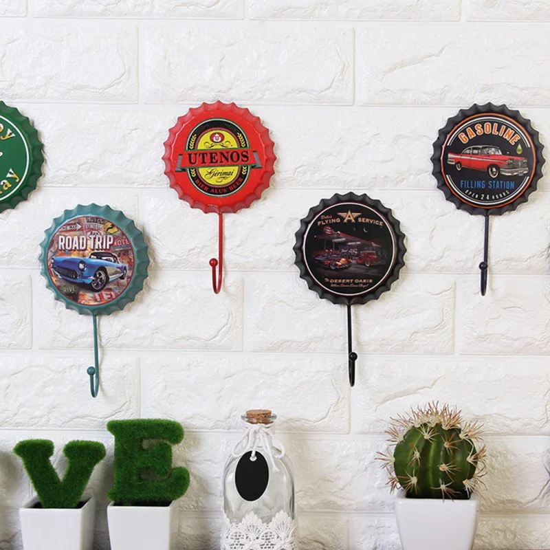 Creative Beer Cover Hook Vintage Wrought Iron Beer Cover Hook Wall Hanger Buckle Home Kitchen Wall Door Decoration Hooks
Creative Beer Cover Hook Vintage Wrought Iron Beer Cover Hook Wall Hanger Buckle Home Kitchen Wall Door Decoration Hooks