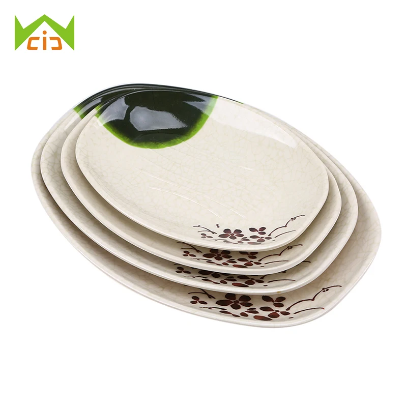WCIC Imitation Porcelain Printed Dinner Plate Dinnerware Melamine Plate Dish Platter Bowl Food Plate Snacks Sushi Fish Plates
WCIC Imitation Porcelain Printed Dinner Plate Dinnerware Melamine Plate Dish Platter Bowl Food Plate Snacks Sushi Fish Plates
