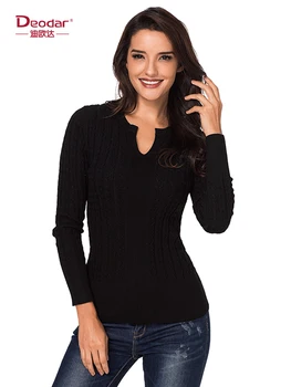 Deodar 2018 Women Spring Autumn Sweater New Style Fashion O-neck Pullover Striped Render Tees Casual Slim Female Outerwear
Deodar 2018 Women Spring Autumn Sweater New Style Fashion O-neck Pullover Striped Render Tees Casual Slim Female Outerwear