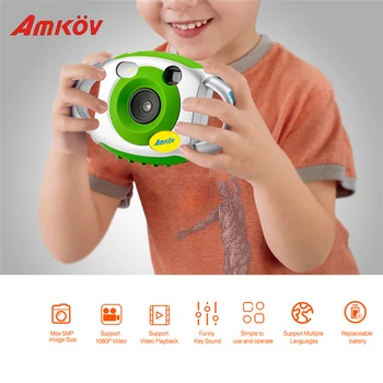 AMKOV Mini Camera Cute Kid Creative Neck Camera Photography Portable 5MP HD Camera Support Speaker Recording 32GB SD Card
AMKOV Mini Camera Cute Kid Creative Neck Camera Photography Portable 5MP HD Camera Support Speaker Recording 32GB SD Card