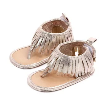 Summer Baby Girls Sandals PU Tassel Newborn Baby Shoes Baby Sandals Beach Shoes Non-slip Rubber Shoes
Summer Baby Girls Sandals PU Tassel Newborn Baby Shoes Baby Sandals Beach Shoes Non-slip Rubber Shoes
