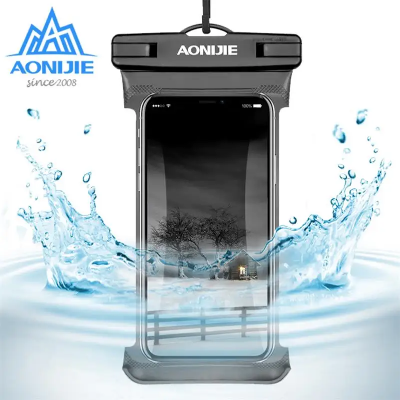 AONIJIE E4103 Full Screen Waterproof Phone Case Dry Bag Cover Mobile Phone Pouch River Trekking Swimming Beach Diving Drifting
AONIJIE E4103 Full Screen Waterproof Phone Case Dry Bag Cover Mobile Phone Pouch River Trekking Swimming Beach Diving Drifting