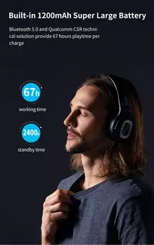 Bluetooth Dacom HF002 Wireless Headphone Foldable Portable Headset Dynamic Earphone With Mic for Phone Wired Switch
Bluetooth Dacom HF002 Wireless Headphone Foldable Portable Headset Dynamic Earphone With Mic for Phone Wired Switch