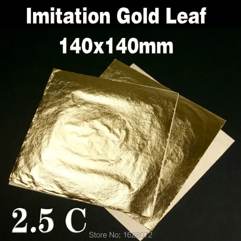 1000 sheets Imitation Gold Leaf Imitation Silver Leaf 14*14 cm - Gold Foil genuine copper leaf for gilding craft decoration
1000 sheets Imitation Gold Leaf Imitation Silver Leaf 14*14 cm - Gold Foil genuine copper leaf for gilding craft decoration