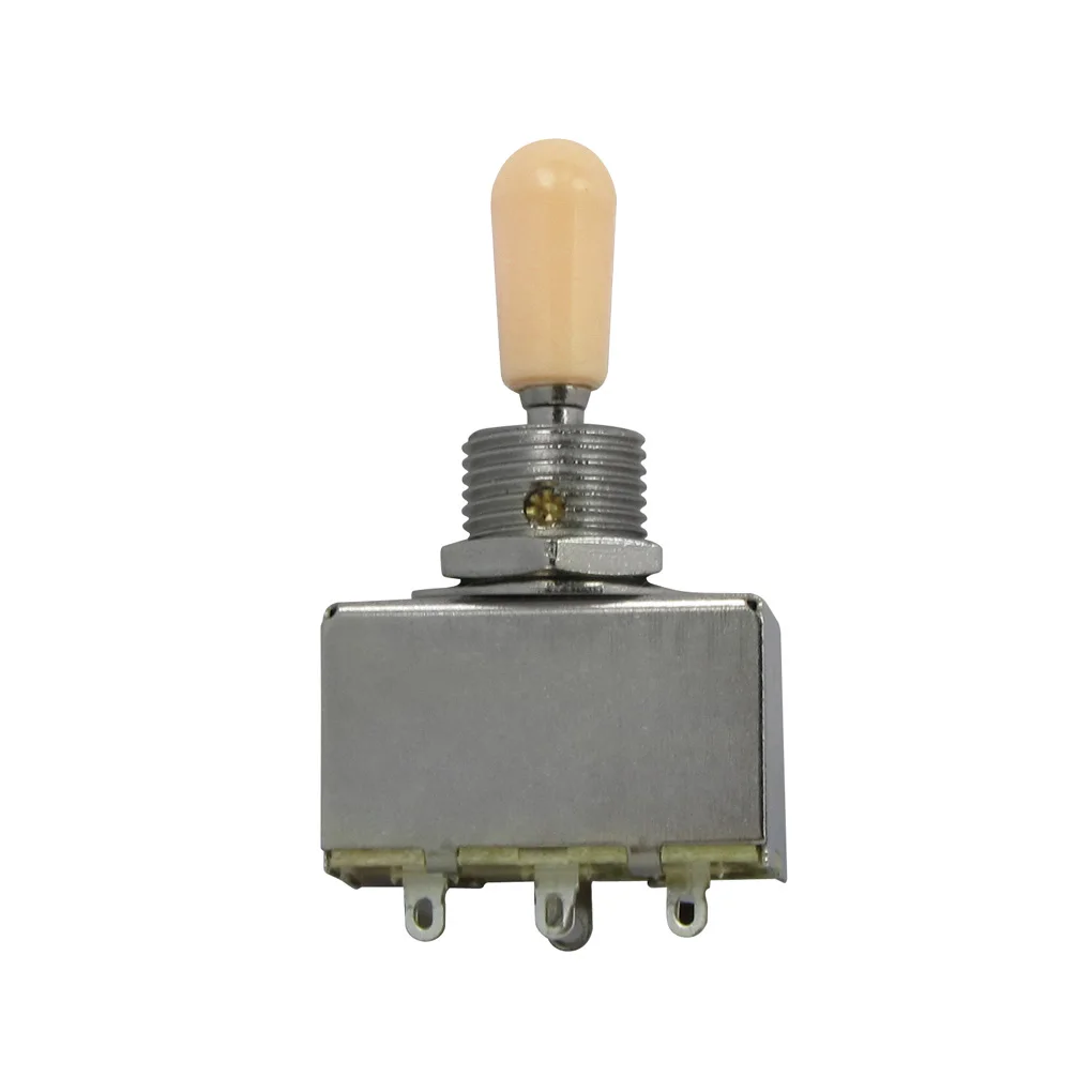 Guitar Toggle Switch 3-Way Switch Box Style with Cream Tip Cap for Electric Guitar
Guitar Toggle Switch 3-Way Switch Box Style with Cream Tip Cap for Electric Guitar