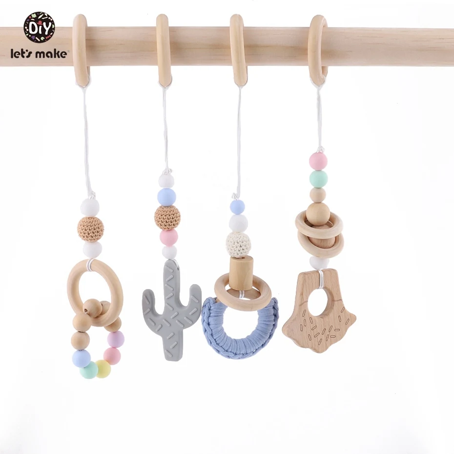 Let's make 4pcs Silicone Cactus Food Grade Wooden Baby Play Gym Toys Activity Center Toys Safe Wooden Newborn Gifts Baby Rattle
Let's make 4pcs Silicone Cactus Food Grade Wooden Baby Play Gym Toys Activity Center Toys Safe Wooden Newborn Gifts Baby Rattle