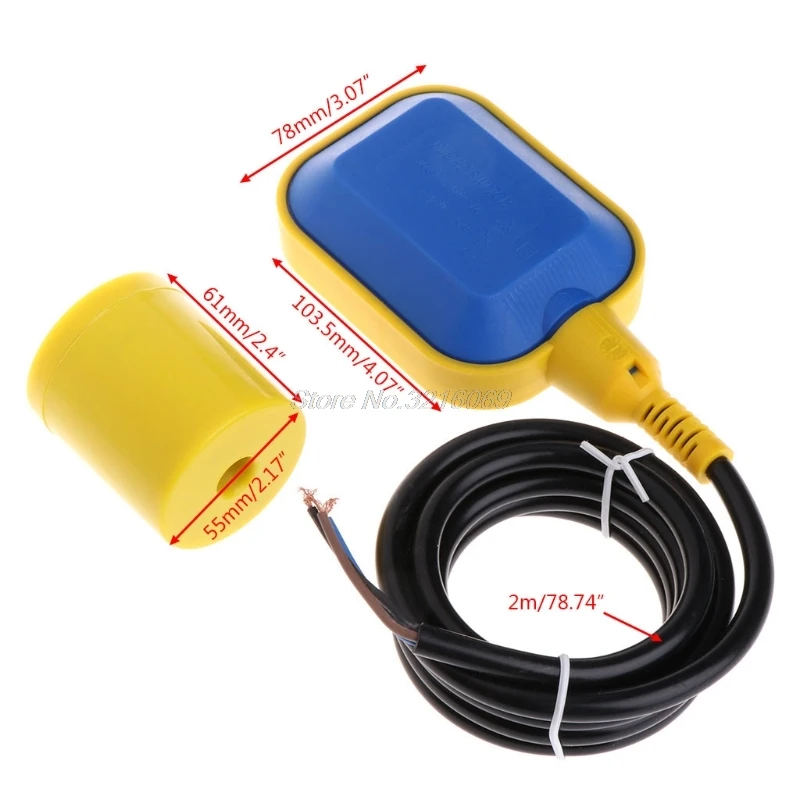 Float Switch 2m Water Tank Level Controller Sensor Liquid Fluid Contractor Pump Aug24 Whosale&DropShip
Float Switch 2m Water Tank Level Controller Sensor Liquid Fluid Contractor Pump Aug24 Whosale&DropShip