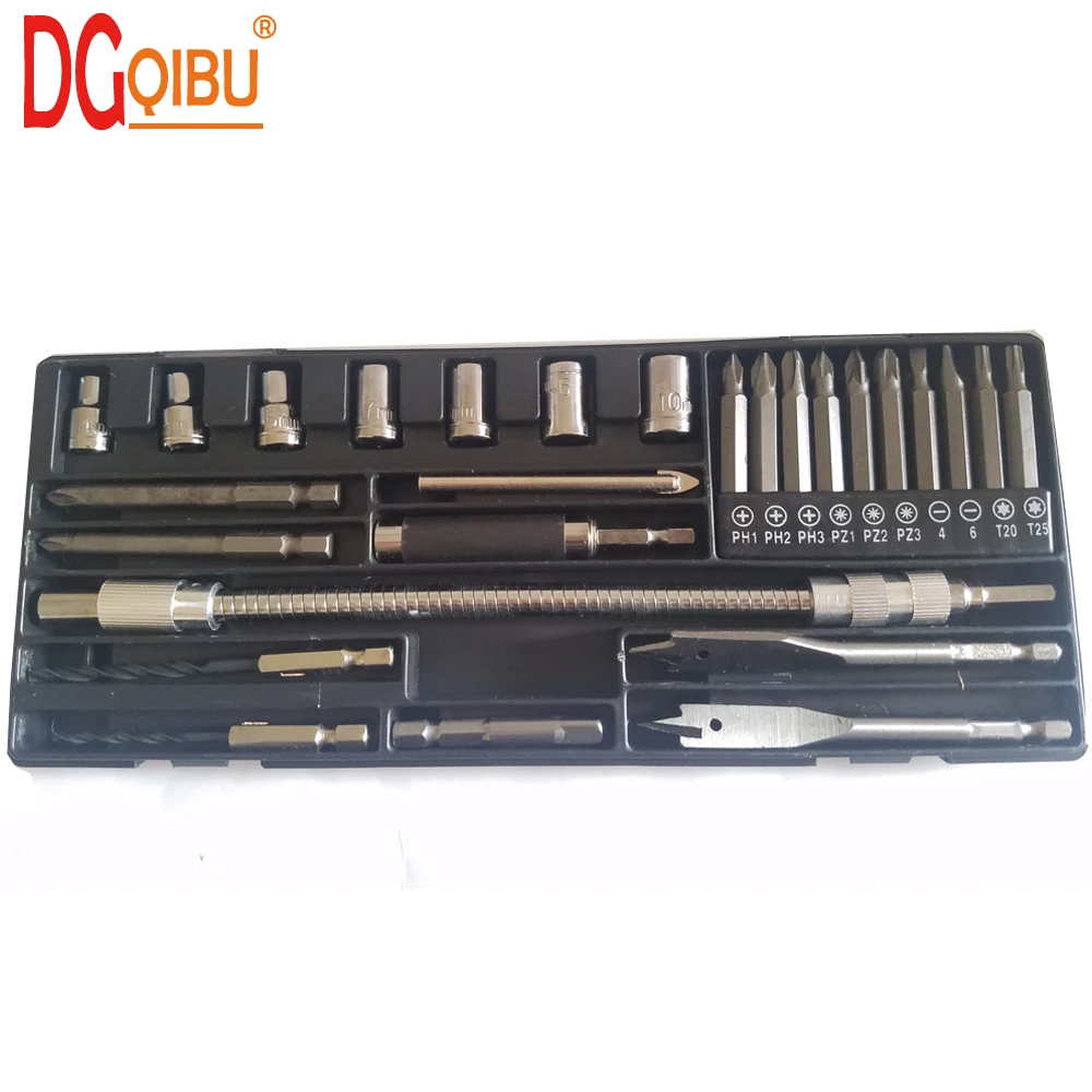 28 pieces high-speed steel twist drill Woodworking drill, tile drill cartridge combination tool Flexible Shaft hand tools Set
28 pieces high-speed steel twist drill Woodworking drill, tile drill cartridge combination tool Flexible Shaft hand tools Set