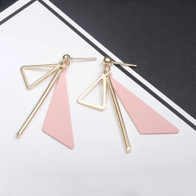 Copper Gold Color Triangle Statement Drop Earrings For Women Cute Korean Style Long Hanging Street Earrings Female Daily Jewrlry
Copper Gold Color Triangle Statement Drop Earrings For Women Cute Korean Style Long Hanging Street Earrings Female Daily Jewrlry