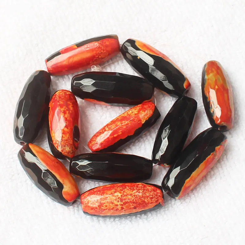 Faceted Agates 11-13x29-33mm Oval Beads 14.5inch /12pcs "For DIYJewelry making!We provide mixed wholesale for all items !
Faceted Agates 11-13x29-33mm Oval Beads 14.5inch /12pcs "For DIYJewelry making!We provide mixed wholesale for all items !