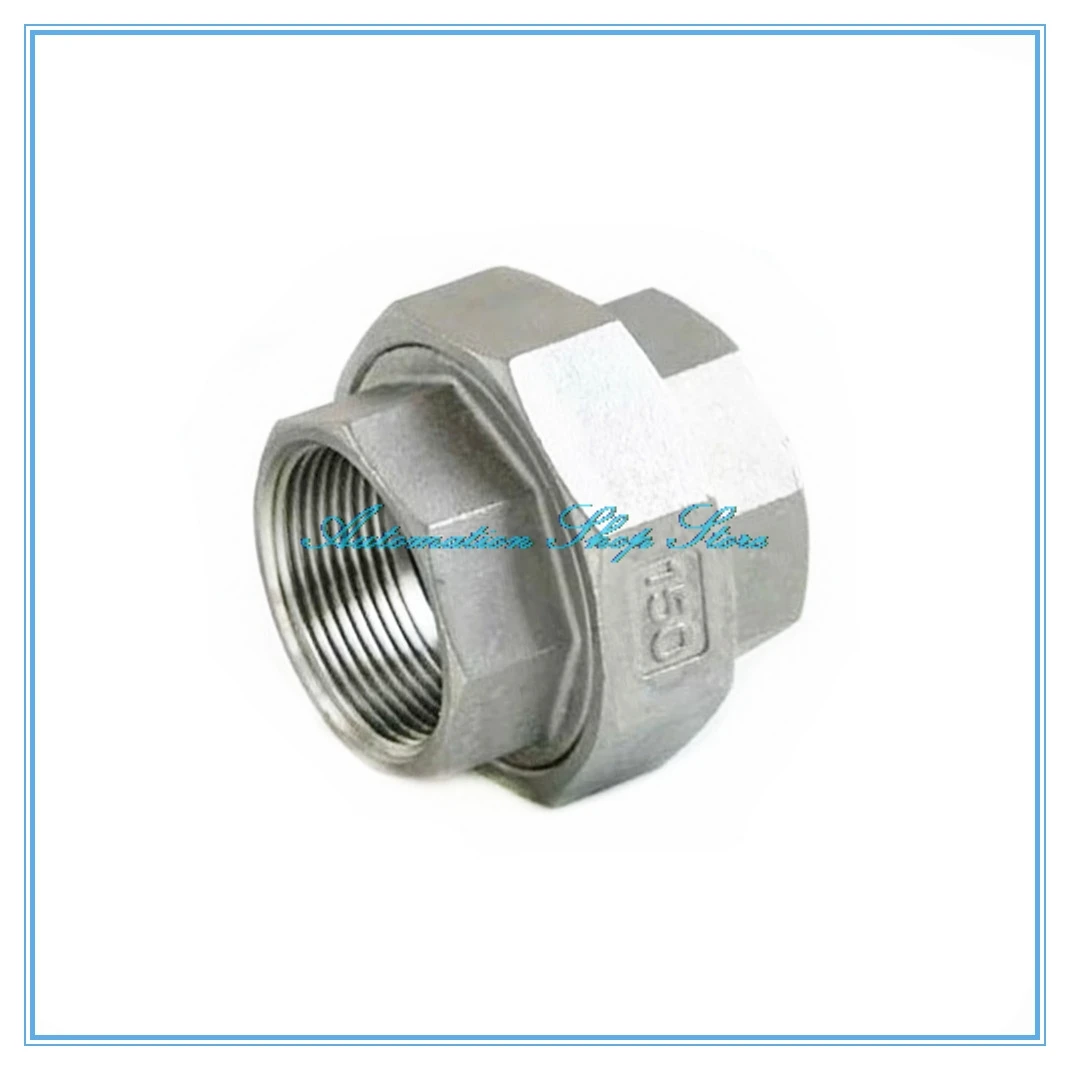 304 Stainless Steel 1/8" 1/4" 3/8" 1/2" 3/4" BSP Female Thread Stainless Socket Union Set Pipe Fitting Connector Water gas Oil
304 Stainless Steel 1/8" 1/4" 3/8" 1/2" 3/4" BSP Female Thread Stainless Socket Union Set Pipe Fitting Connector Water gas Oil