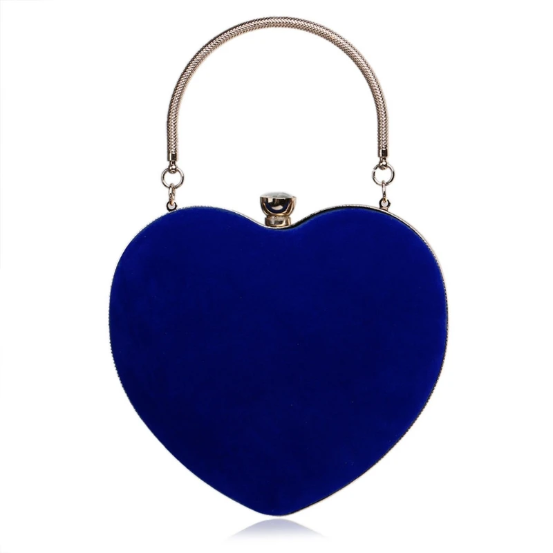 Women Heart Clutch Bag Velvet Evening Bag Handbag Purse Chain Prom Party Wedding
Women Heart Clutch Bag Velvet Evening Bag Handbag Purse Chain Prom Party Wedding