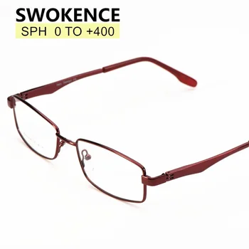 SWOKENCE Upscale Rose Red Alloy Frame Reading Glasses Women High-end Exquisite Spring Hinge Female Presbyopia Eyeglasses R142
SWOKENCE Upscale Rose Red Alloy Frame Reading Glasses Women High-end Exquisite Spring Hinge Female Presbyopia Eyeglasses R142