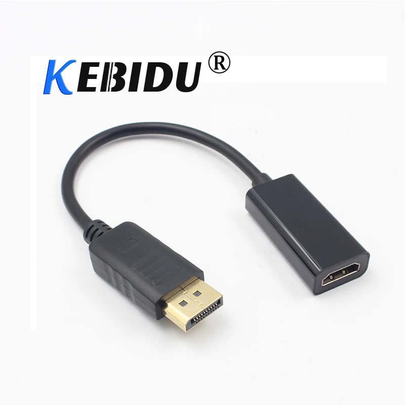 Kebidu HD 1080P DP Male To HDMI Female Adapter HDTV Cable Adapter Converter 20 To 19 Pin For HDTV Projector Display
Kebidu HD 1080P DP Male To HDMI Female Adapter HDTV Cable Adapter Converter 20 To 19 Pin For HDTV Projector Display