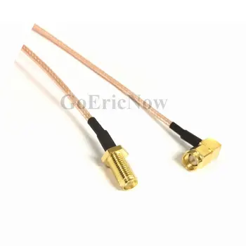 50PCS RF Coaxial SMA female bulkhead to SMA right angle male RG316 15cm Cable Connector
50PCS RF Coaxial SMA female bulkhead to SMA right angle male RG316 15cm Cable Connector