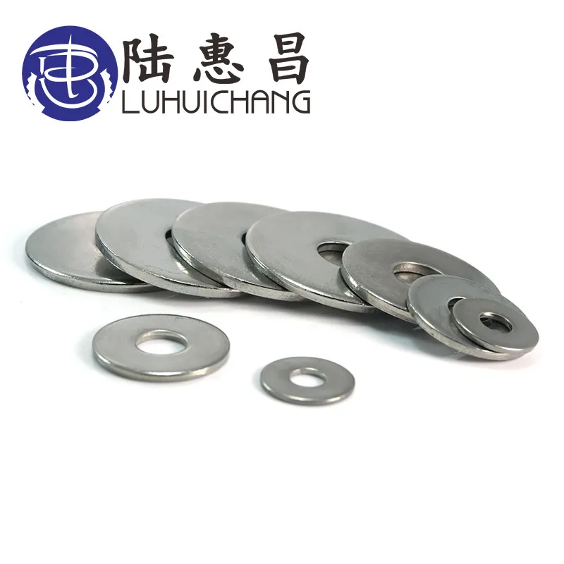 LUHUICHANG M6/M8/M10/M12 большая плоская шайба из нержавеющей стали 304 большие металлические прокладки обычные шайбы
LUHUICHANG M6/M8/M10/M12 большая плоская шайба из нержавеющей стали 304 большие металлические прокладки обычные шайбы