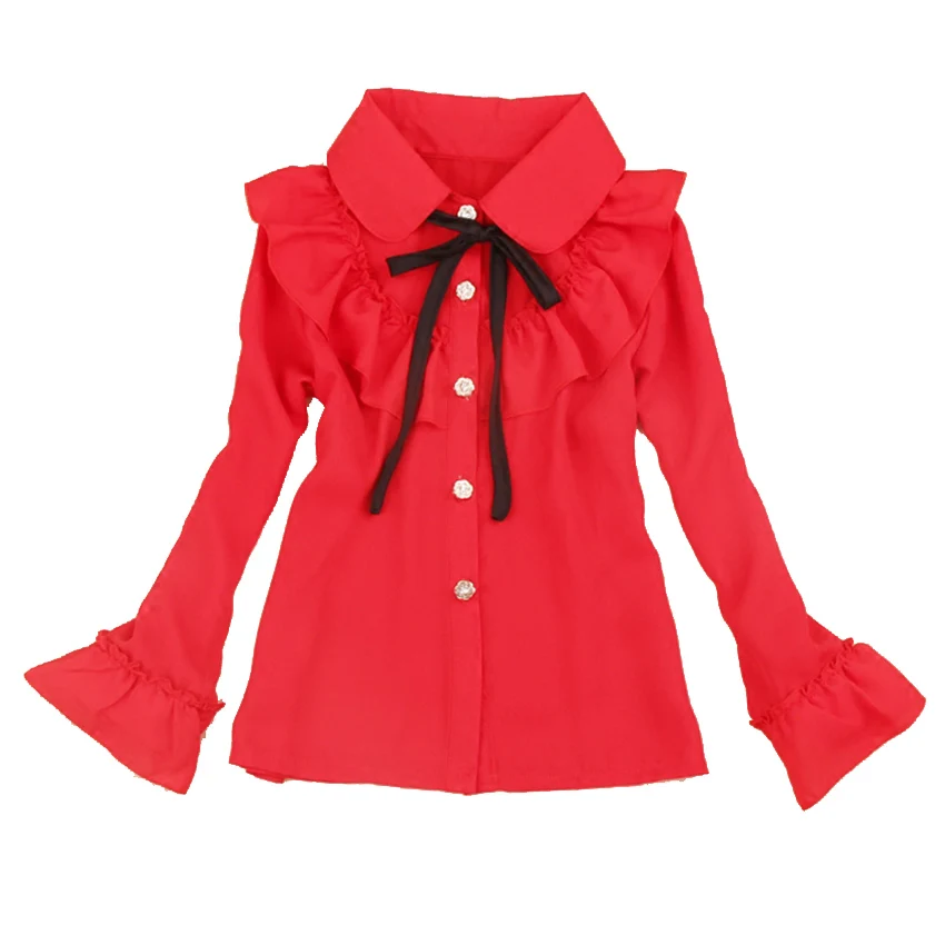 Girls Chiffon Blouses for Kids Solid Shirts Autumn Child Long Sleeve Blouses Teenage Tops 4 6 8 9 12 14 Years Girls Shool Shirts
Girls Chiffon Blouses for Kids Solid Shirts Autumn Child Long Sleeve Blouses Teenage Tops 4 6 8 9 12 14 Years Girls Shool Shirts