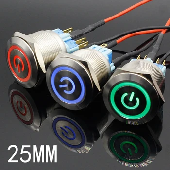 1pc 6Pin 25mm Metal Stainless Steel Momentary/Latching LED Push Button Switch Car Auto Engine Start PC Power Symbol
1pc 6Pin 25mm Metal Stainless Steel Momentary/Latching LED Push Button Switch Car Auto Engine Start PC Power Symbol