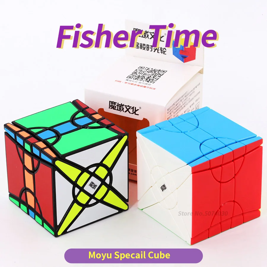 Фото Moyu Fisher Time Wheel Cube 3x3 Magic 3x3x3 professional Specail креативная головоломка скоростная игра