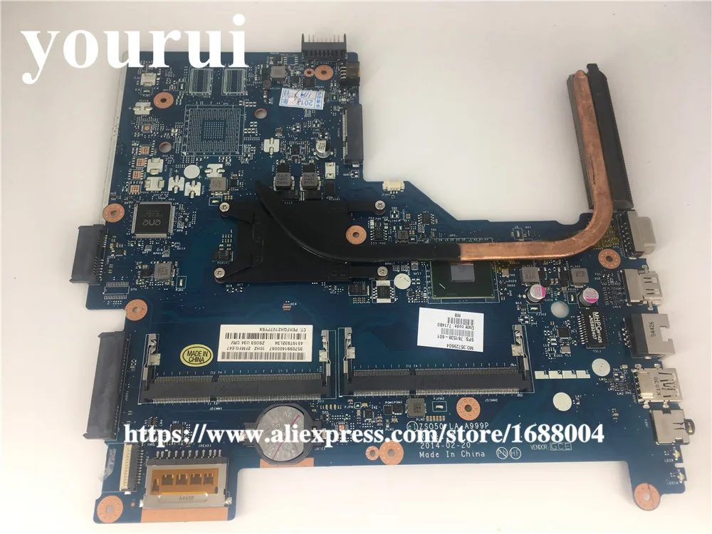 ZS050 LA-A999P 761538-501 for HP 15-R 250 G3 Laptop Motherboard i3 761538-601 761538-601
ZS050 LA-A999P 761538-501 for HP 15-R 250 G3 Laptop Motherboard i3 761538-601 761538-601