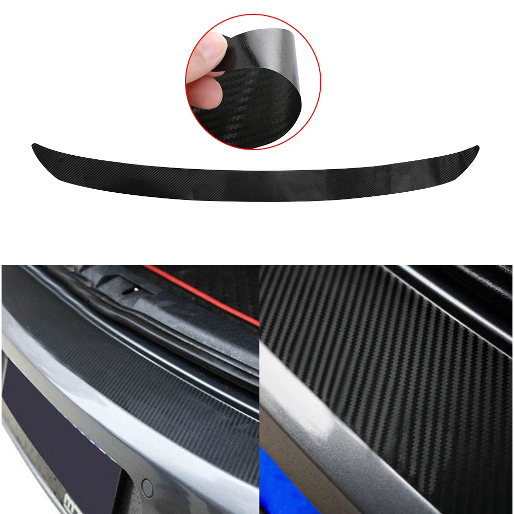 108x7cm Carbon Fiber Rear Bumper Sticker Trim Protector For VW Golf MK6 GTI R20 Car-Styling Sticker And Decals
108x7cm Carbon Fiber Rear Bumper Sticker Trim Protector For VW Golf MK6 GTI R20 Car-Styling Sticker And Decals