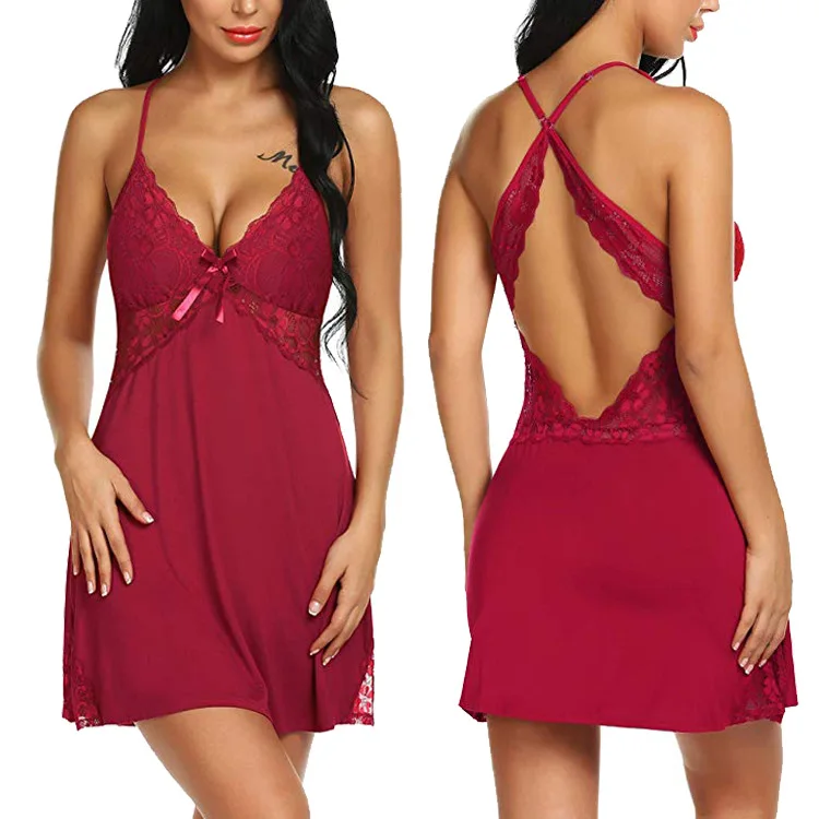New lace ladies nightdress sexy underwear V-neck sleeveless nightdress dress sexy sexy lingerie fun nightgown
New lace ladies nightdress sexy underwear V-neck sleeveless nightdress dress sexy sexy lingerie fun nightgown