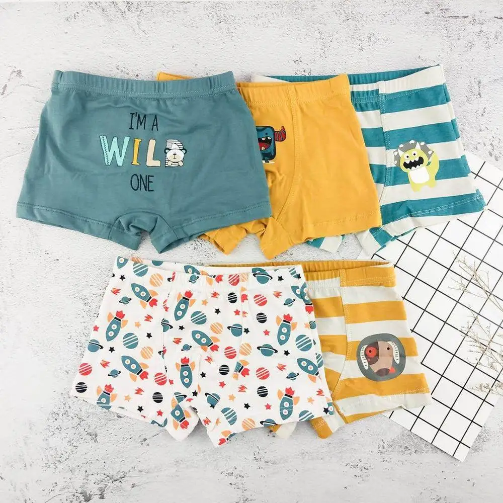 5pcs/lot AAA Cotton Boys Underwear Kids Boxer Panties Shorts Stripe Underpants Teenage 2-14T High Quality Innerwear Clothing
5pcs/lot AAA Cotton Boys Underwear Kids Boxer Panties Shorts Stripe Underpants Teenage 2-14T High Quality Innerwear Clothing
