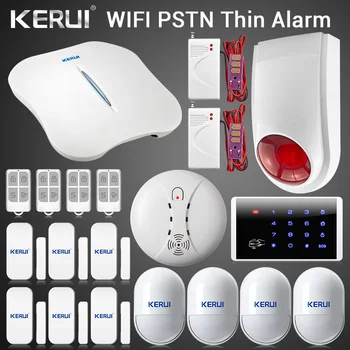 KERUI W1 WIFI Alarm System Home PSTN Burglar Security Intelligent System Android IOS APP Control Keyboard Smoke Water Leakage
KERUI W1 WIFI Alarm System Home PSTN Burglar Security Intelligent System Android IOS APP Control Keyboard Smoke Water Leakage