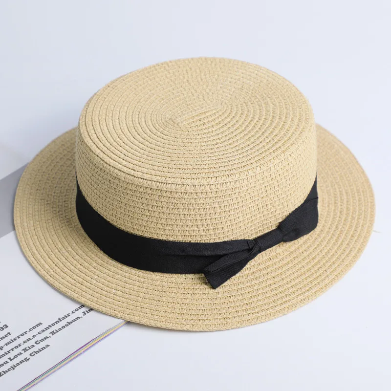 2019 simple Summer Parent-child Beach Hat Female Casual Panama Hat Lady Brand Women Flat brim Bowknot Straw cap Lady Sun Hat
2019 simple Summer Parent-child Beach Hat Female Casual Panama Hat Lady Brand Women Flat brim Bowknot Straw cap Lady Sun Hat