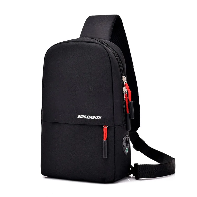 Casual Men Chest Bag USB Design Single Women Shoulder Strap Back Bag Large Capacity Crossbody Bag Canvas 2018 New Travel Bag
Casual Men Chest Bag USB Design Single Women Shoulder Strap Back Bag Large Capacity Crossbody Bag Canvas 2018 New Travel Bag