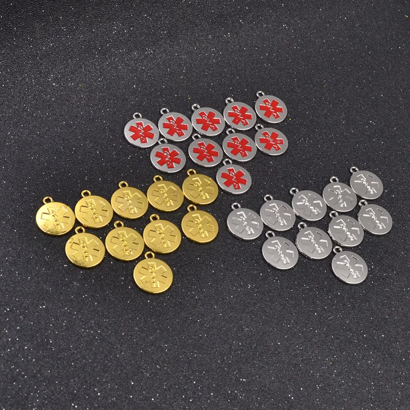 fashion lychee 10pcs Surgical Metal Iatrology Medical Alert ID Engraving Round Dog Tag For Sweater Chain Necklace
fashion lychee 10pcs Surgical Metal Iatrology Medical Alert ID Engraving Round Dog Tag For Sweater Chain Necklace