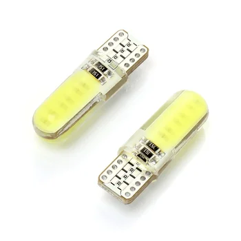 1PC T10 W5W LED car interior light Silica gel COB marker lamp 12V 194 501 Side Wedge parking bulb canbus auto car styling
1PC T10 W5W LED car interior light Silica gel COB marker lamp 12V 194 501 Side Wedge parking bulb canbus auto car styling