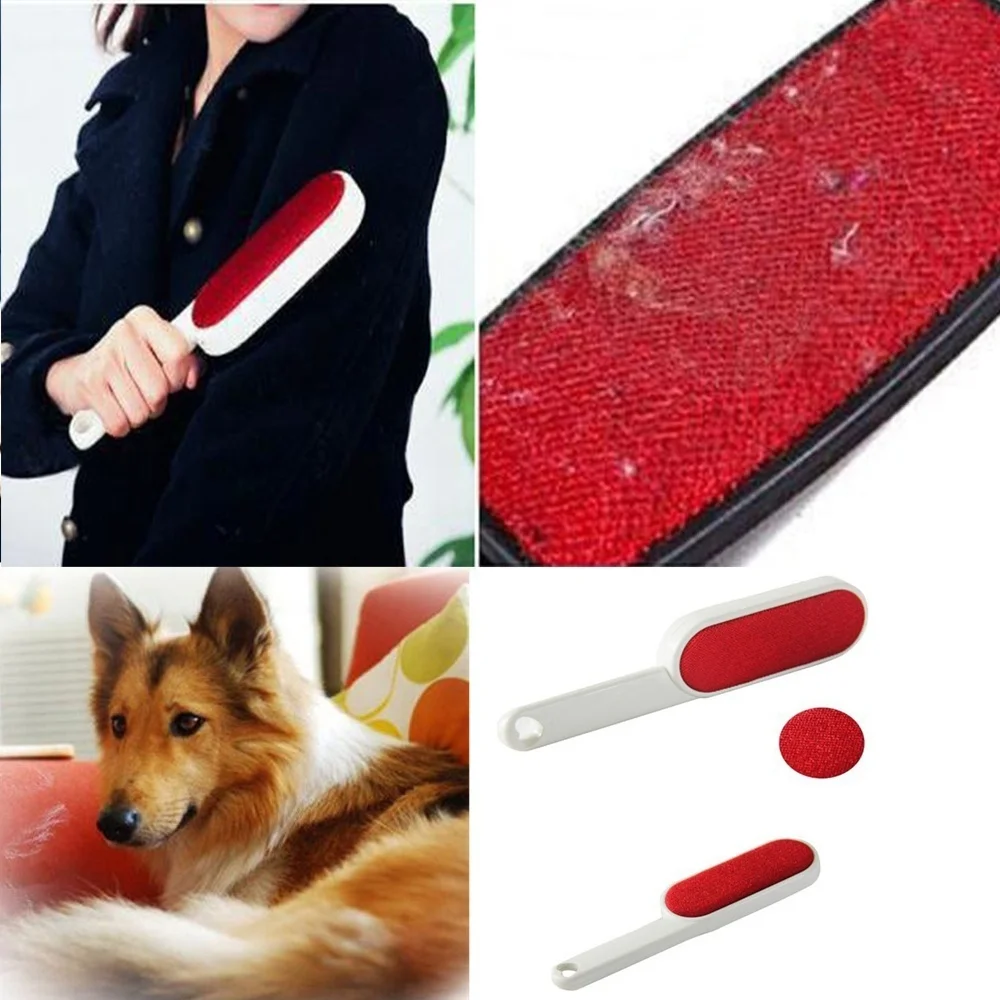1PC Pet Hair Remover Double Faced Anti-static Hairbrush Clothes Carpet Sofa Dust Brush
1PC Pet Hair Remover Double Faced Anti-static Hairbrush Clothes Carpet Sofa Dust Brush