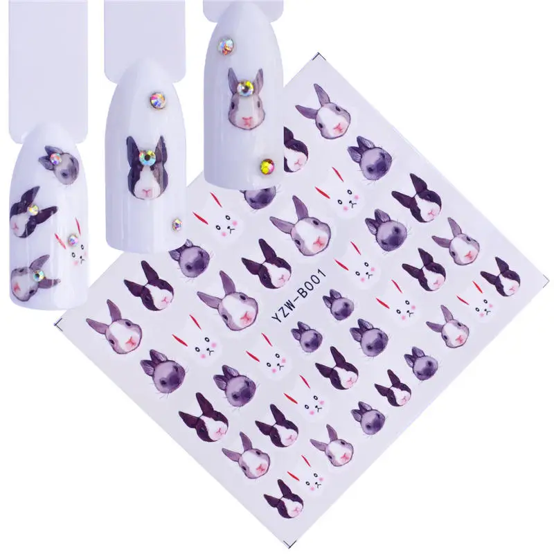 WUF 1 PC Jewelry Flower Rabbit Head Series Water Decal Sticker For Nail Pattern Painting Wrap Paper Foil Tip Tattoo Manicure
WUF 1 PC Jewelry Flower Rabbit Head Series Water Decal Sticker For Nail Pattern Painting Wrap Paper Foil Tip Tattoo Manicure