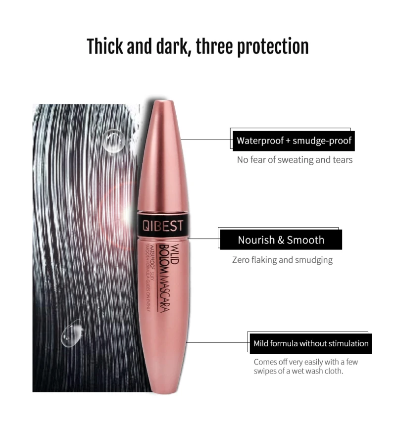 New 4D Silk Fiber Mascara Lasting Anti-watercolor Makeup Eyelashes Rimel 3D Mascara Black Concentrated Eyelash Cosmetic TSLM2
New 4D Silk Fiber Mascara Lasting Anti-watercolor Makeup Eyelashes Rimel 3D Mascara Black Concentrated Eyelash Cosmetic TSLM2