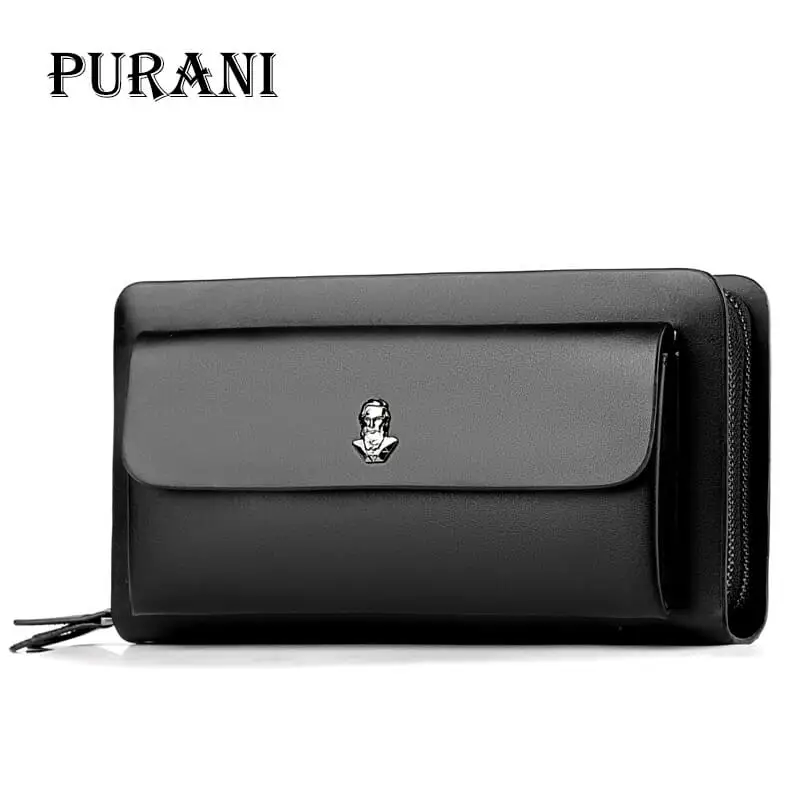 PURANI Men Wallet With Coin Pocket Long Wallet Double Zipper Business PU Leather Clutch Bag Purse Mens Wallet with Coin Pocket
PURANI Men Wallet With Coin Pocket Long Wallet Double Zipper Business PU Leather Clutch Bag Purse Mens Wallet with Coin Pocket
