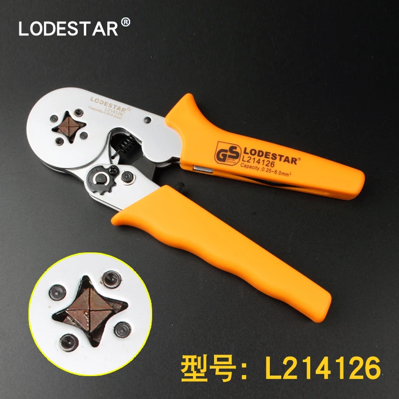 Mini type Ratchet Terminal Crimping Pliers Tool , Orange Hollow pipe quadrilateral pressure clamp crimping Plier
Mini type Ratchet Terminal Crimping Pliers Tool , Orange Hollow pipe quadrilateral pressure clamp crimping Plier