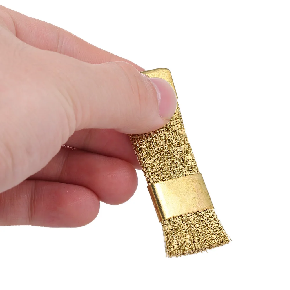 Description Picture 6 of item1pc Nail Drill Bit Cleaning Brush Portable Electric Manicure Drills Copper Wire Drill Brusher Cleaner DIY Nail Art Accessories