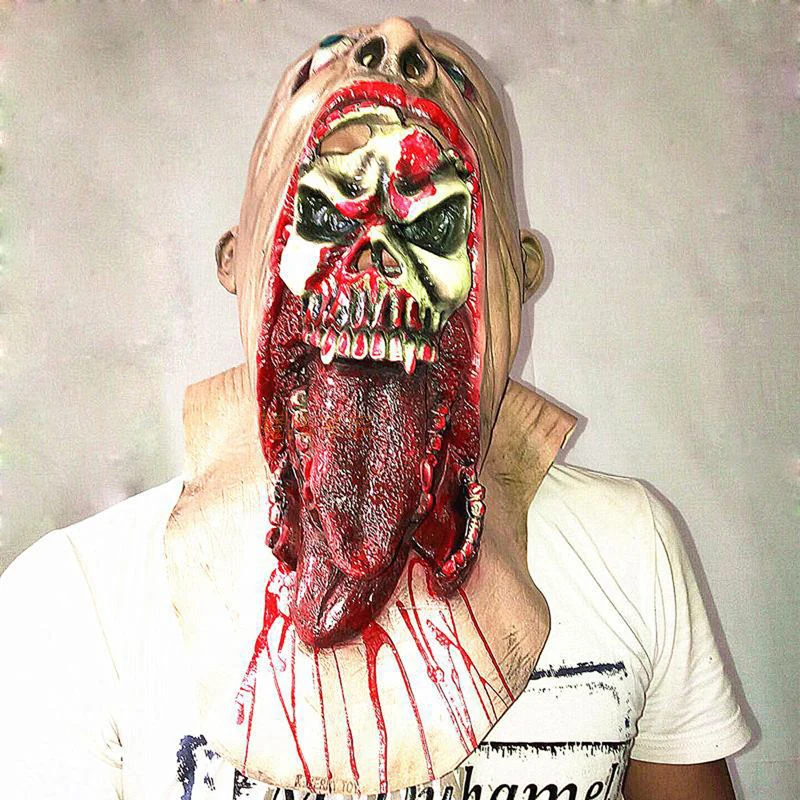 Horror Halloween Zombie Mask Latex Full Face Masks Men Women Halloween Fancy Mask Party Props Scary Mask Haunted House Decor
Horror Halloween Zombie Mask Latex Full Face Masks Men Women Halloween Fancy Mask Party Props Scary Mask Haunted House Decor