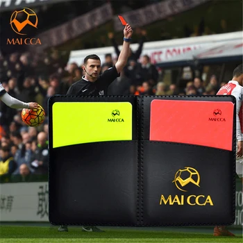 Useful Sport Football Soccer Referee Wallet Notebook with Red Card and Yellow Card
Useful Sport Football Soccer Referee Wallet Notebook with Red Card and Yellow Card