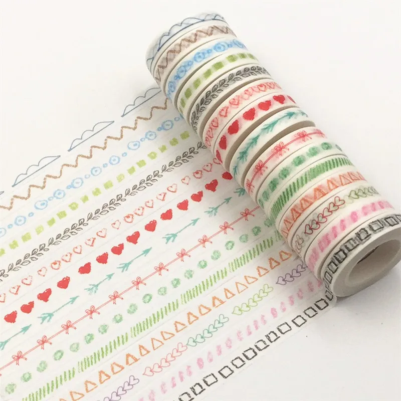 Creative Basic design pattern Decorative Adhesive Tape Masking Washi Tape DIY Scrapbooking Sticker Label School Office Supply
Creative Basic design pattern Decorative Adhesive Tape Masking Washi Tape DIY Scrapbooking Sticker Label School Office Supply