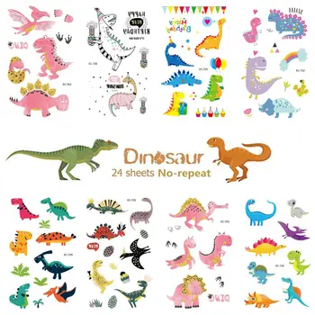 Dinosaur Temporary Tattoos For Kids Boys Birthday Party 300 Tattoos (Pack of 24 Sheets) Waterproof Dinosaur Sticker Party Supply
Dinosaur Temporary Tattoos For Kids Boys Birthday Party 300 Tattoos (Pack of 24 Sheets) Waterproof Dinosaur Sticker Party Supply