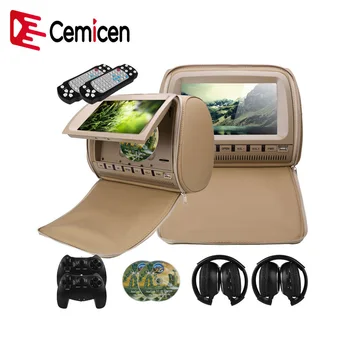 Cemicen 2PCS 9 Inch Car Seat Screen DVD Video Player 800x480 Zipper Cover TFT LCD Screen Support MP5 IR/FM/USB/SD/Speaker/Game
Cemicen 2PCS 9 Inch Car Seat Screen DVD Video Player 800x480 Zipper Cover TFT LCD Screen Support MP5 IR/FM/USB/SD/Speaker/Game