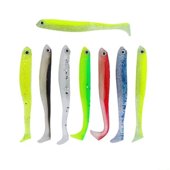 1pcs/lot 3D eyes Soft Fishing Lures 70mm 2.1g Wobblers Carp Fishing Soft Lures silicone bait Artificial Double Color Baits
1pcs/lot 3D eyes Soft Fishing Lures 70mm 2.1g Wobblers Carp Fishing Soft Lures silicone bait Artificial Double Color Baits