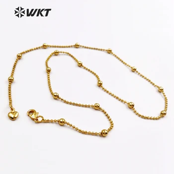 WT-N1109 WKT Wholesale New Arrival Special Brass beads chain Necklace Stellite Beads Chain in 18 inch long brass necklace 
WT-N1109 WKT Wholesale New Arrival Special Brass beads chain Necklace Stellite Beads Chain in 18 inch long brass necklace